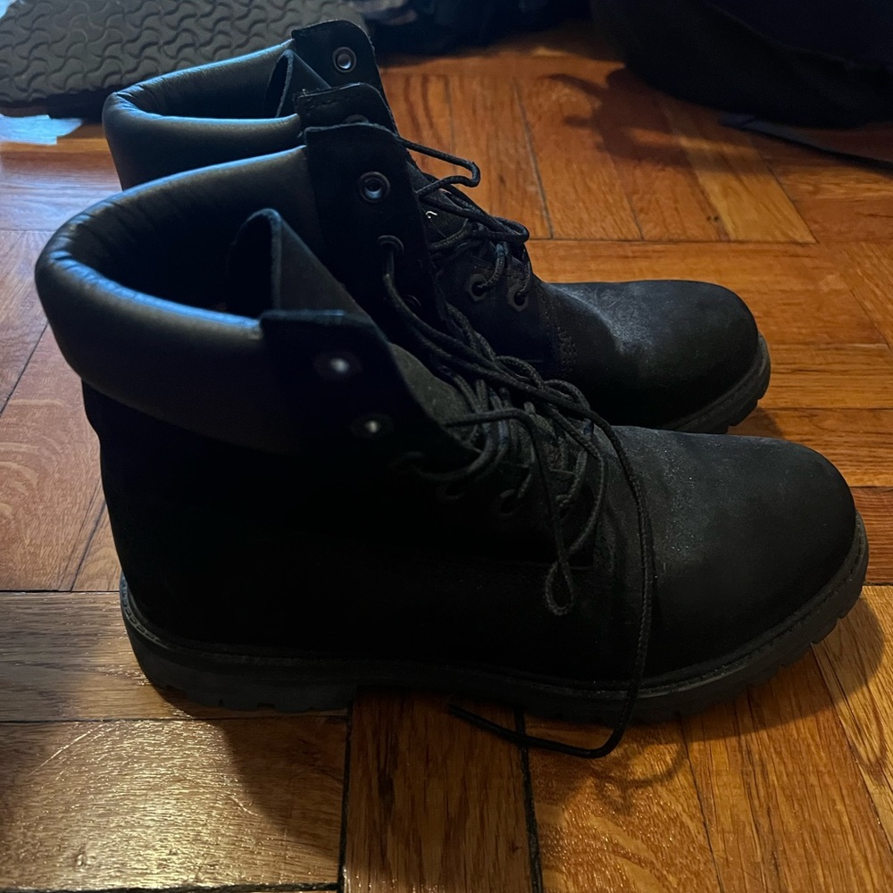 Black Timberland Boot 8.5
